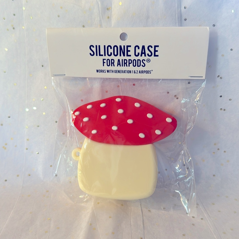 Urban Outfitters Mushroom Gen 1 & 2 AirPods Case. New, unopened.